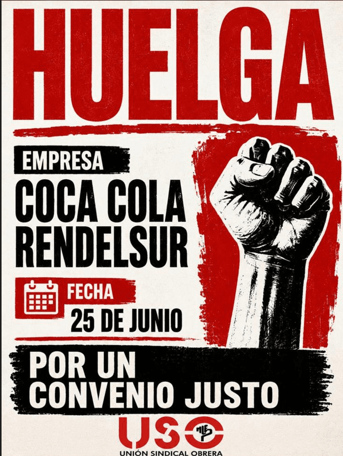 Huelga Coca Cola Rendelsur 25 junio