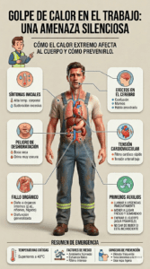 Infografía golpe de calor